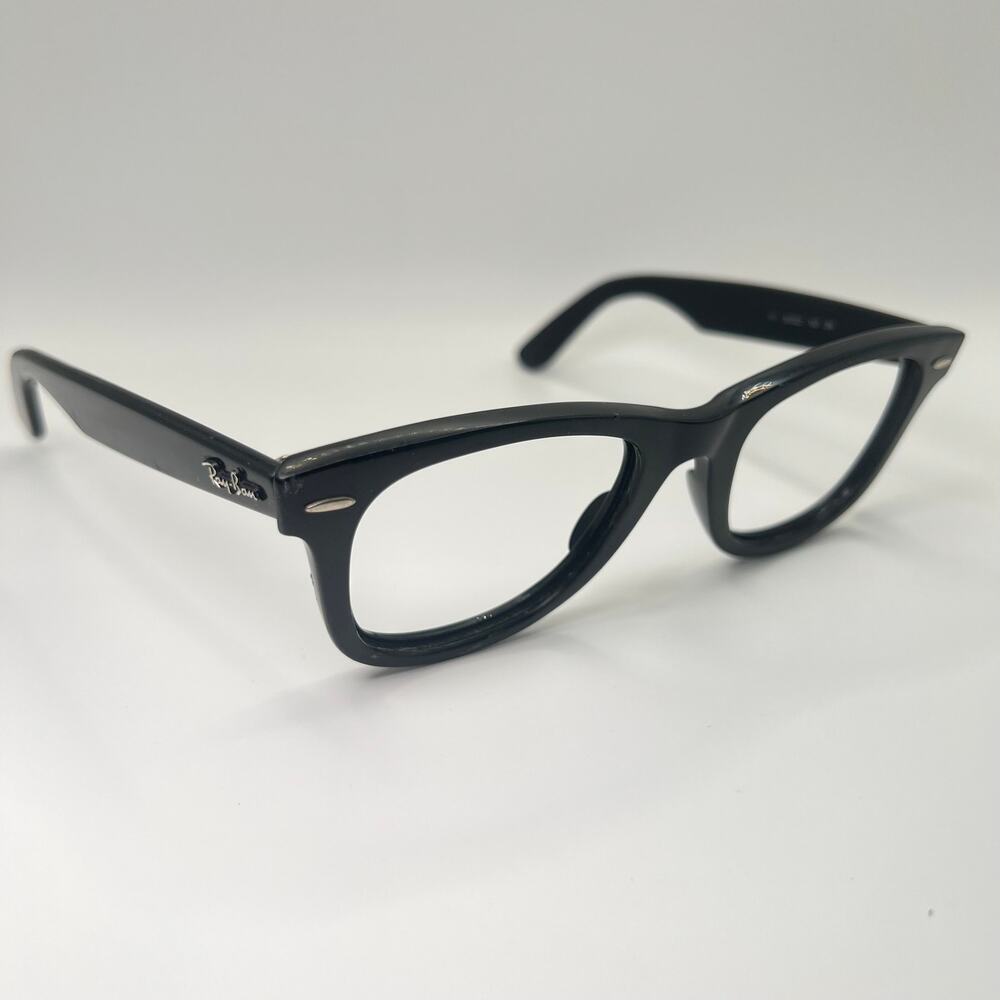 Ray-Ban RB2140 901 Wayfarer Sunglasses READ DESC Black FRAMES ONLY 50-22 Italy